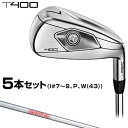 【6/4〜6/11限定!抽選/エントリーで最大300%ポイント還元】 Titleist タイトリスト日本正規品 T400アイアン NSPRO880AMCスチール...