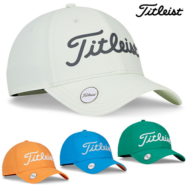 タイトリスト Titleist タイトリスト日本正規品 プレイヤーズパフォーマンス ボールマーカー ゴルフキャップ 2024新製品 「 TH22APPBMA 」 【あす楽対応】