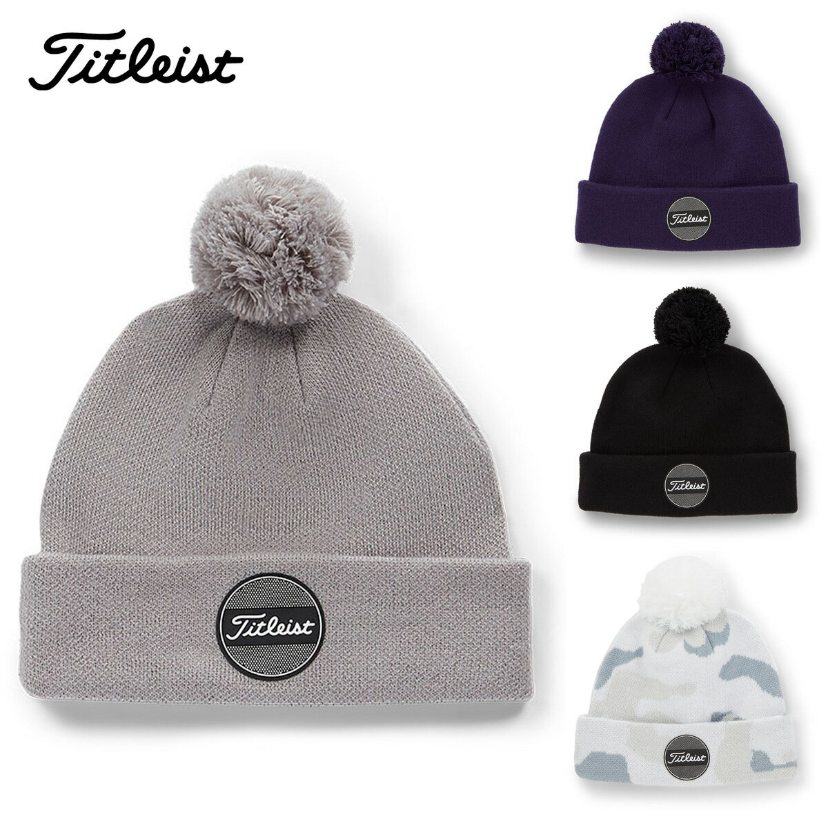 Titleist タイトリスト 日本正規品 ボードウォーク ポンポン ビーニー ( ニットキャップ ) 2023モデル 「 TH23WBWP 」 【当店在庫品】