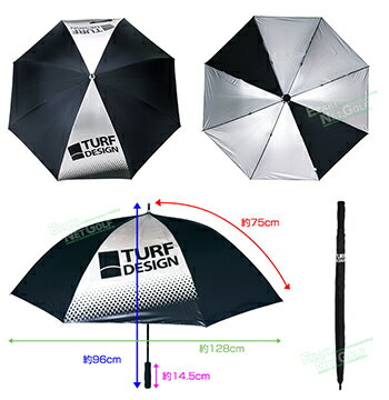 TURF DESIGN(ターフデザイン)日本正規品 晴雨兼用軽量銀傘(パラソル) アンブレラ 「TDPS-1970」 【あす楽対応】通販格安セール情報 楽天 通販