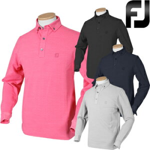 FOOTJOY フットジョイ 秋冬ウエア 長袖ジオメトリックジャカードシャツ FJ-F18-S14 【あす楽対応】