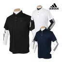 adidas Golf アディダスゴルフ 春夏ウエア PF スリーストライプス レイヤードボタンダウンシャツ FVE69 【あす楽対応】