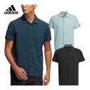 adidas Golf アディダスゴルフ 春夏ウエアストレッチウーブン 半袖フルオープンシャツ 「CO206」 【あす楽対応】 その1