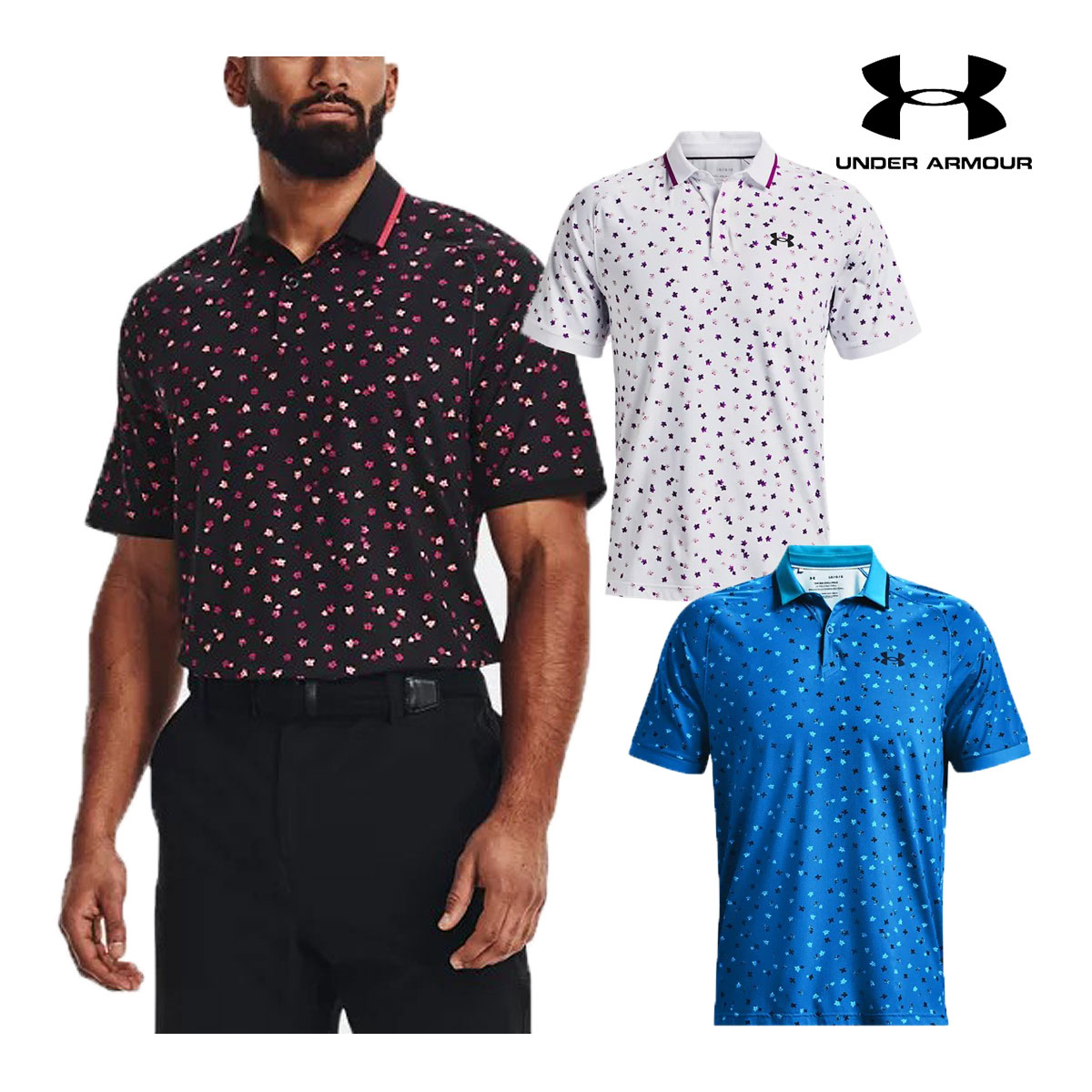 UNDER ARMOUR アンダーアーマー UA ISO-CHILL POLO FLORAL 「 1370091 」 春夏ウエア 【あす楽対応】