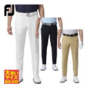 FOOTJOY フットジョイ ゴルフウエア ロングパンツ 「 FJ-S23-P03 」 ビッグサイズ リネン調ドライタッチストレッチ 春夏ウエア 【あす楽対応】