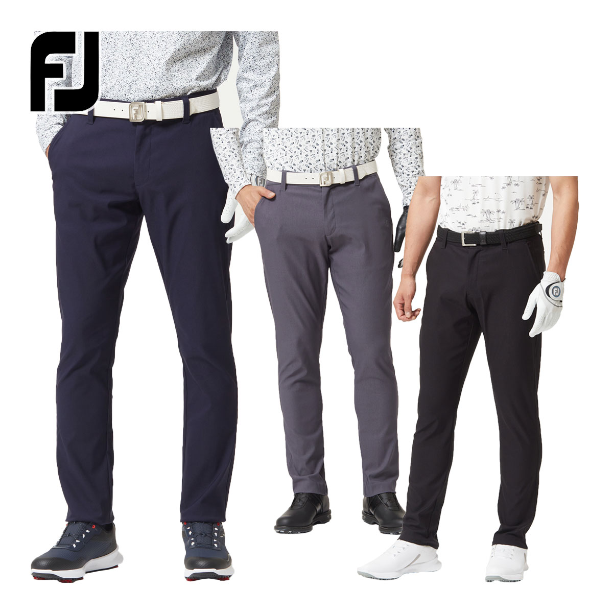 フットジョイ FOOTJOY ゴルフウエア メンズ ロングパンツ 「 FJ-F22-P02 」 裏起毛 撥水 ストレッチ サーモ パンツ 秋冬ウエア 【あす楽対応】