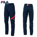 フィラ フィラゴルフ FILA GOLF ゴルフウエア メンズ ロングパンツ 「 783362 」 保温 ストレッチ テーパード パンツ 2023秋冬モデル 【あす楽対応】