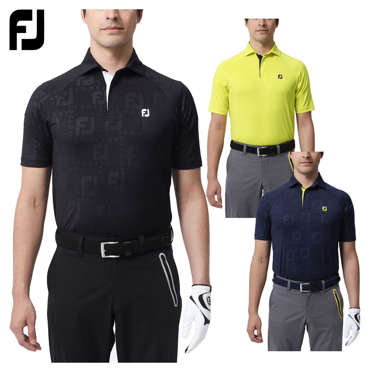 フットジョイ FOOTJOY ゴルフウエア メンズ 半袖シャツ 「 FJ-S23-S17 」 ストレッチ 吸汗速乾 春夏ウエア 【あす楽対応】 1