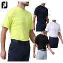 【5/9〜5/16限定!エントリーで最強翌日配送商品10倍!】 フットジョイ FOOTJOY ゴルフウエア メンズ 半袖モックネックシャツ 「 FJ-S24-S...