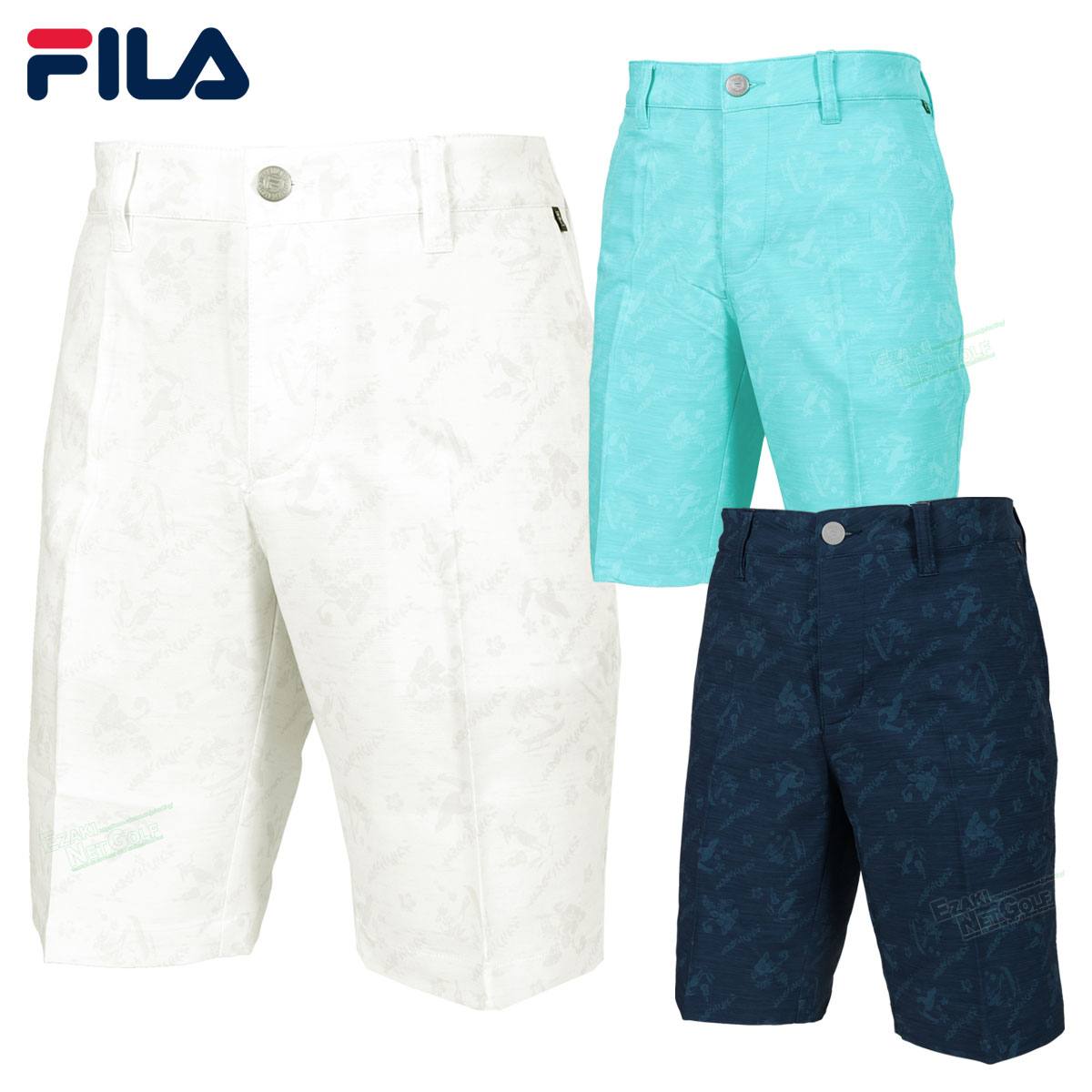 フィラゴルフ FILA GOLF ゴルフウエア メンズ ショートパンツ 「 743314 」 吸汗速乾 UVカット ストレッチ 春夏ウエア 【あす楽対応】