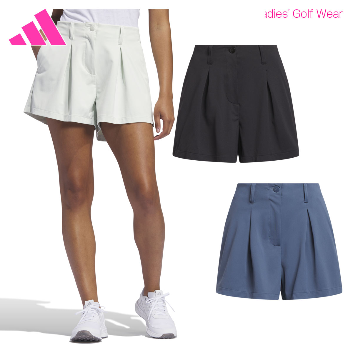 アディダス ゴルフ adidas Golf ゴルフウエア レディス ハーフパンツ 「 IYW64 」 ショートパンツ 吸...