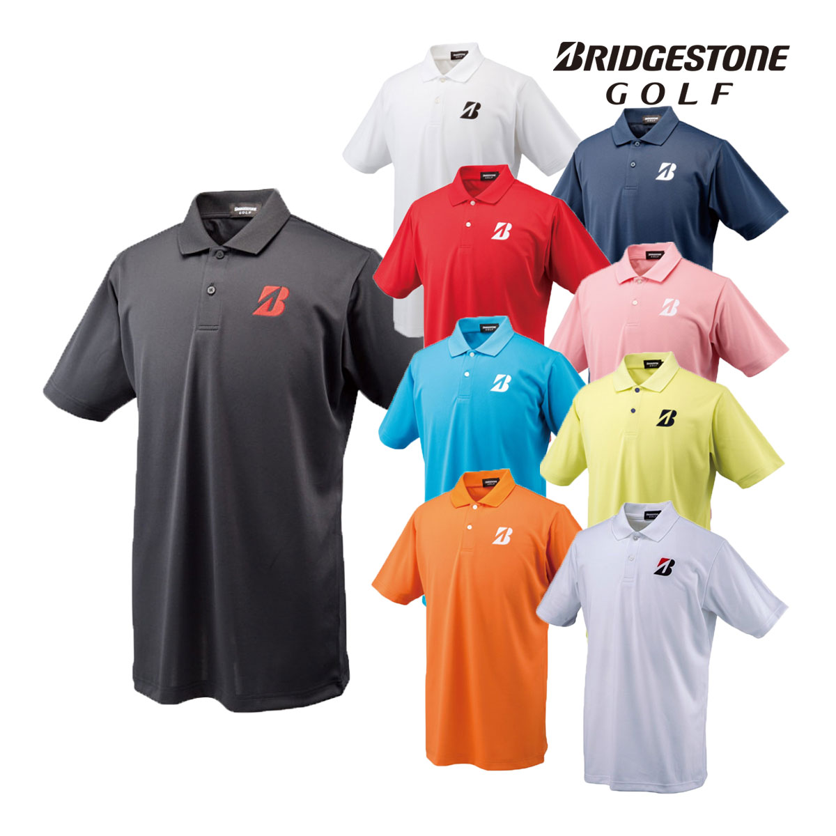 BridgestoneGolf ブリヂストンゴルフ ゴルフウエア 半袖ポロシャツ 「 50G01A 」 メンズ 