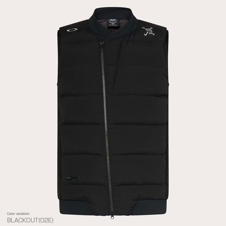 【11/4～11/11限定!エントリーで最強翌日配送商品10倍!】 オークリー OAKLEY ゴルフウエア メンズ ダウンベスト 「 FOA406968 」 スカル フルジップ ソフト 秋冬ウエア 【当店在庫品】