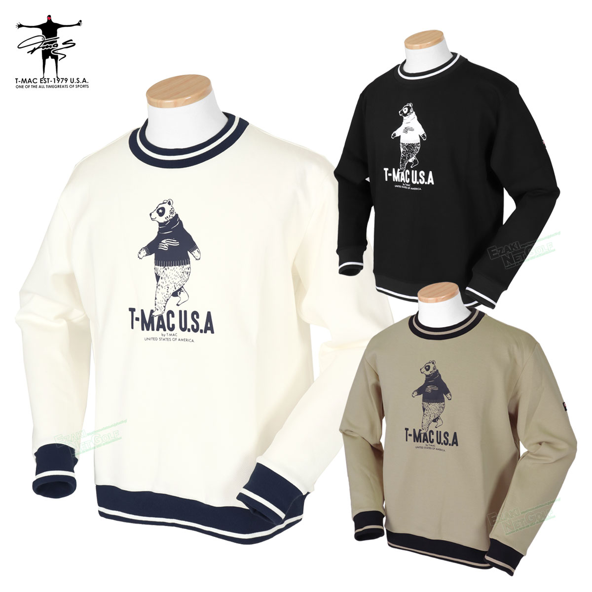 ティーマック T-MAC GOLF ゴルフウエア メンズ トレーナー 「 7413370104 」 秋冬ウエア 【当店在庫品】