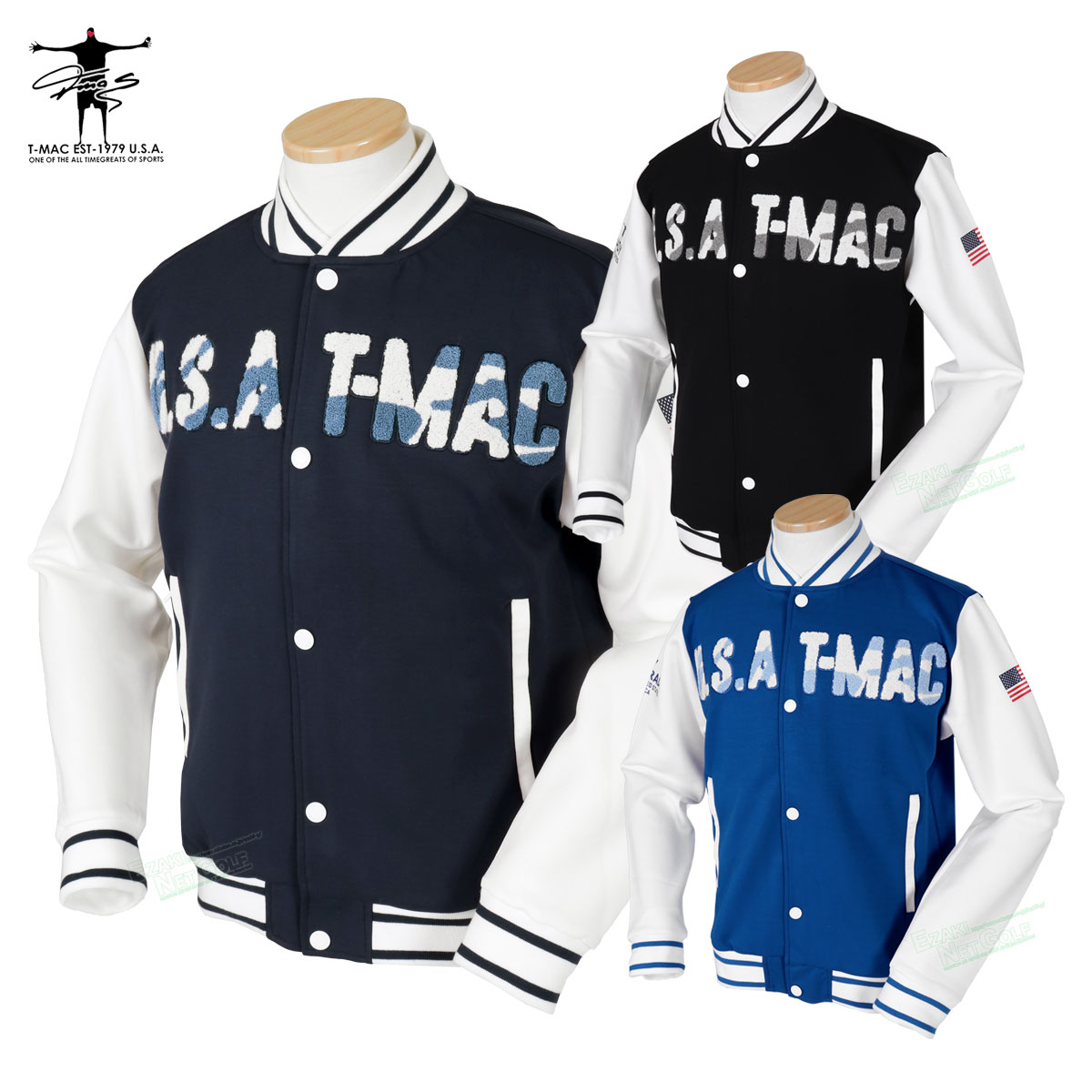 【11/10 エントリー/抽選で最大100%ポイントバック】 ティーマック T-MAC GOLF ゴルフウエア メンズ トラックジャケット 「 7413377113 」 秋冬ウエア 【当店在庫品】