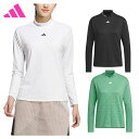 アディダス ゴルフ adidas Golf ゴルフウエア レディス 長袖モックネックシャツ 「 JTC17 」 吸汗速乾 ストレッチ UPF50+ 秋冬ウエア ...