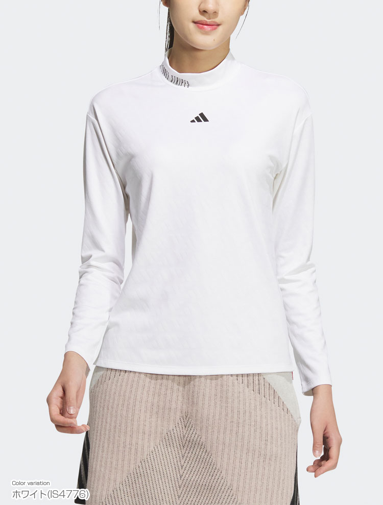 アディダス ゴルフ adidas Golf ゴルフウエア レディス 長袖モックネックシャツ 「 JTC17 」 吸汗速乾 ストレッチ UPF50+ 秋冬ウエア 【当店在庫品】