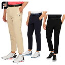 【7/15 23時59分まで!最大5倍!超ポイントバック祭】 フットジョイ FOOTJOY ゴルフウエア メンズ アンクルパンツ 「 FJ-S25-P03 」 シアサッカー 2025春夏モデル 【当店在庫品】