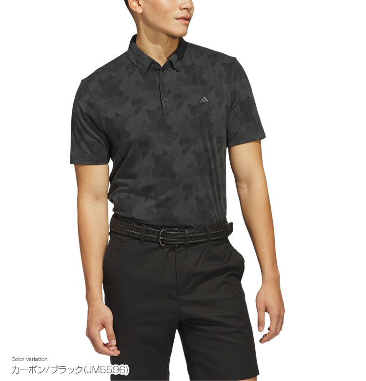 【11/18 エントリー/抽選で最大100%ポイントバック】 アディダス ゴルフ adidas Golf ゴルフウエア メンズ 半袖シャツ 「 KUH74 」 ビヨンド ザ コース グラデーショングラフィック 2025春夏モデル 【当店在庫品】