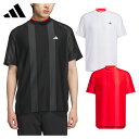 アディダス ゴルフ adidas Golf ゴルフウエア メンズ 半袖モックネックシャツ 「 KUK73 」 アディゼロ ストレッチ メッシュ 2025春夏モデル 【当店在庫品】