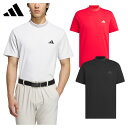 アディダス ゴルフ adidas Golf ゴルフウエア メンズ 半袖モックネックシャツ 「 KVH10 」 スリーストライプス 2025春夏モデル 【当店在庫品】