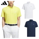 アディダス ゴルフ adidas Golf ゴルフウエア メンズ 半袖シャツ 「 KVH28 」 モノグラム 吸汗速乾 2025春夏モデル 【当店在庫品】