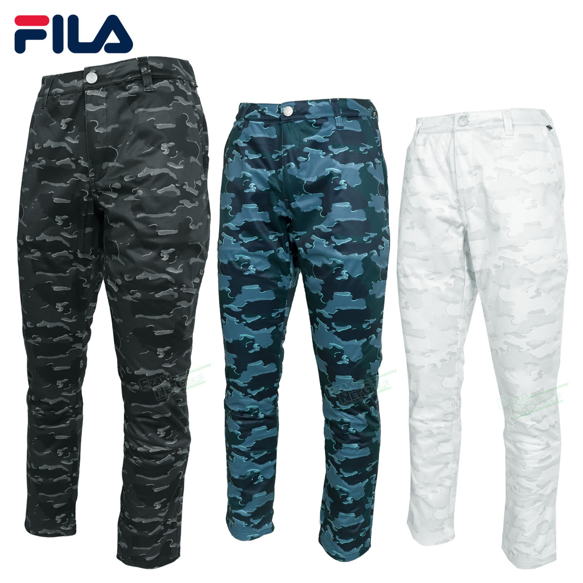 フィラゴルフ FILA GOLF ゴルフウエア メンズ ロングパンツ ボンディング 防風 保温 ストレッチ 「 785391 」 秋冬ウエア 【当店在庫品】