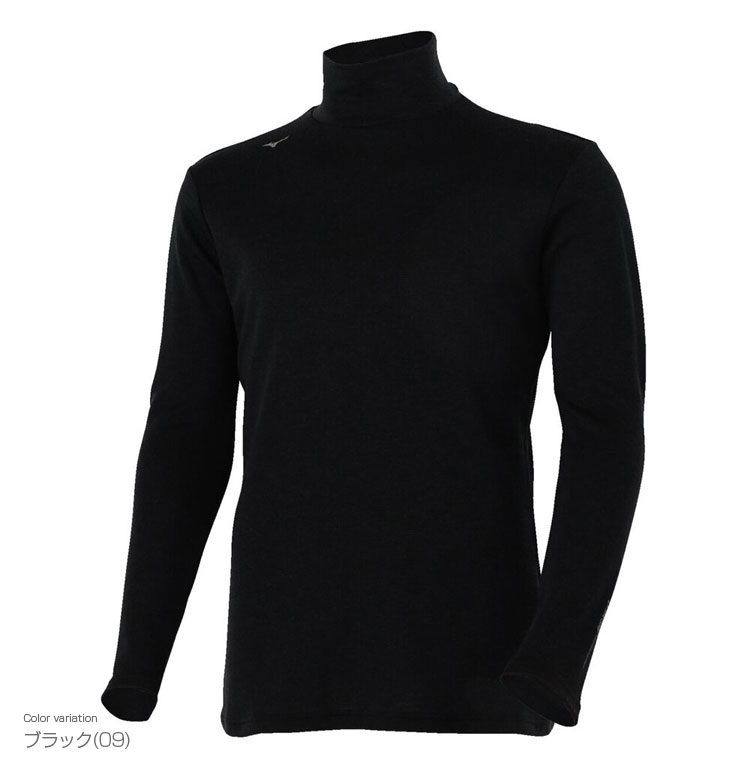 【11/27まで エントリー/抽選で最大100%ポイントバック】 ミズノ MIZUNO ゴルフウエア メンズ インナーシャツ バイオネクスト ブレスサーモウール ハイネック長袖 「 E2MJC501 」 2025秋冬モデル 【当店在庫品】