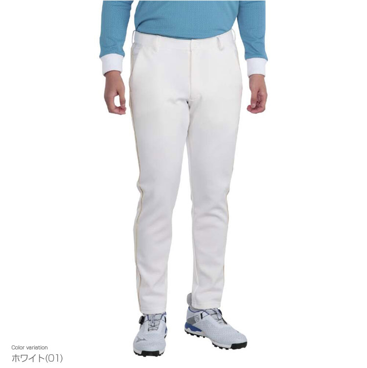 【12/1 エントリー/抽選で最大100%ポイントバック】 ミズノ MIZUNO ゴルフウエア メンズ ロングパンツ 吸湿発熱 ブレスサーモ ニット 「 E2MFB501 」 秋冬ウエア 【当店在庫品】
