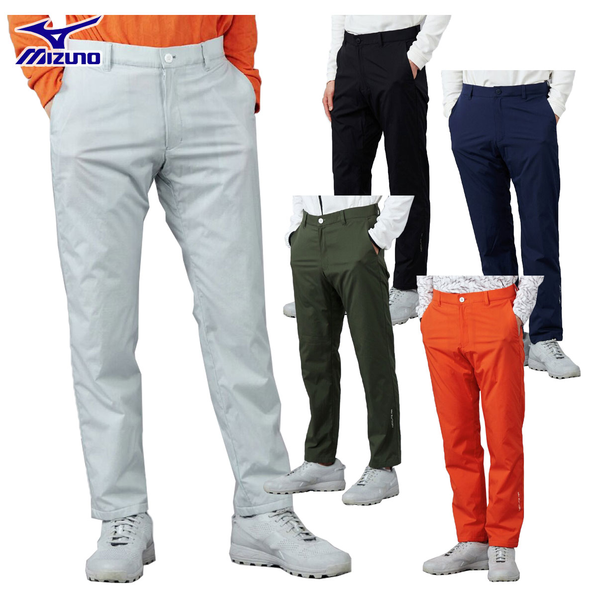 【12/1 エントリー/抽選で最大100%ポイントバック】 ミズノ MIZUNO ゴルフウエア メンズ ロングパンツ ネクスライトエア ストレッチ 撥水 軽量 「 E2MFC502 」 2025秋冬モデル 【当店在庫品】