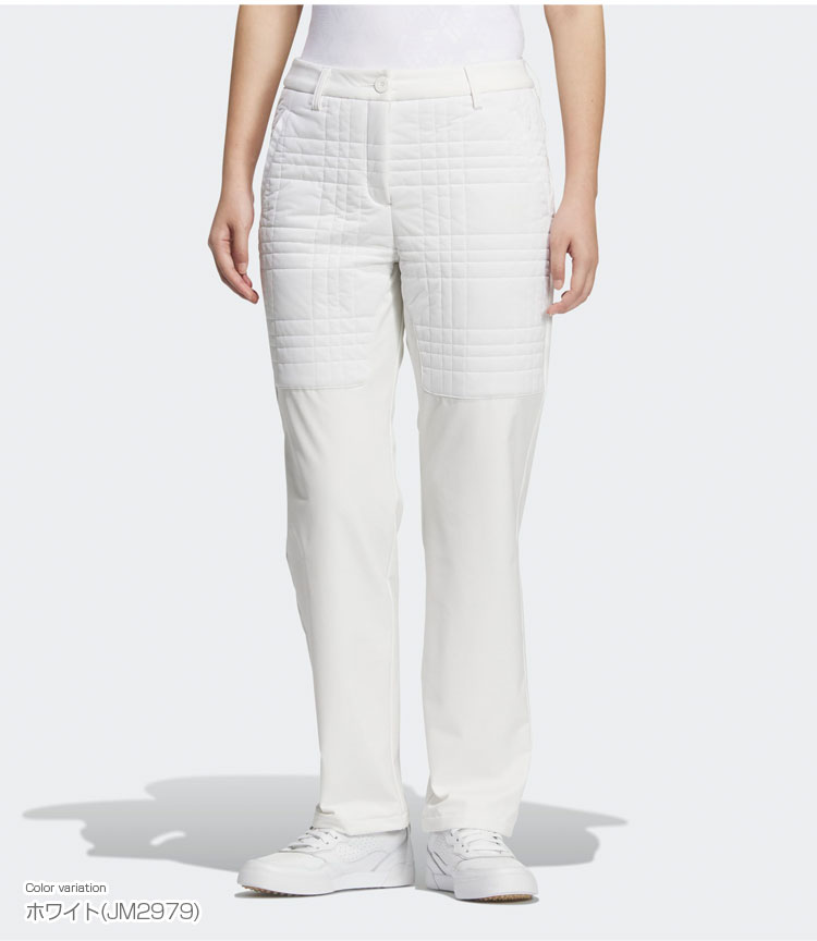 【11/18 エントリー/抽選で最大100%ポイントバック】 アディダス ゴルフ adidas Golf ゴルフウエア レディス ロングパンツ ストレッチ 撥水 保温 防風 UPF50+ COLD.RDY 「 JWK09 」 2025秋冬モデル 【当店在庫品】