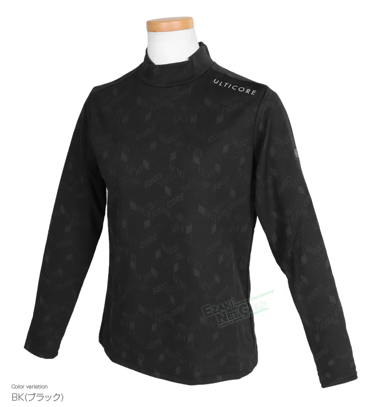 【11/4～11/11限定!エントリーで最強翌日配送商品10倍!】 ブリヂストンゴルフ アルティコア ULTICORE ゴルフウエア レディス 長袖モックネックシャツ ストレッチ 吸汗速乾 「 FBL04F 」 2025秋冬モデル 【当店在庫品】