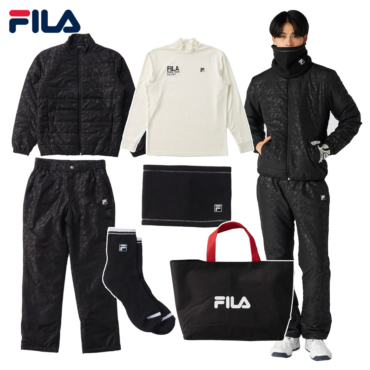 フィラゴルフ FILA GOLF ゴルフ メンズウエア 福袋 2026新春 「 785-100 」 豪華6点セット 【12月中旬発送予定 御予約中】