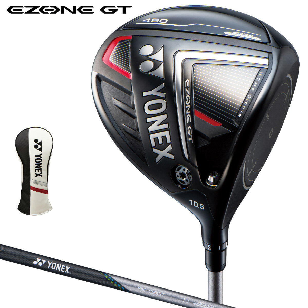 YONEX ヨネックス日本正規品 EZONE GT450ドライバー RK-03GTカーボンシャフト 【あす楽対応】