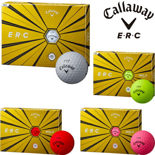 2019年モデル日本正規品キャロウェイイーアールシーボールドカラー ゴルフボール1ダース12個入りCALLAWAY ERC【あす楽対応】