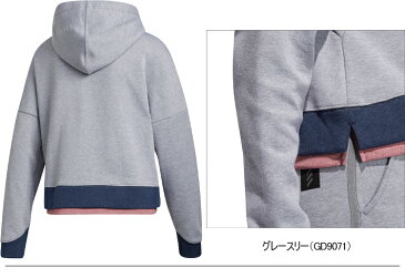 2020年秋冬モデル40%OFF!アディダスADICROSS長袖ショートレングスフルジップフーディーレディース ゴルフ ウェア「Adidas IUB22」【あす楽対応】