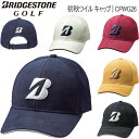 ブリヂストン 2022年秋冬モデル20%OFFブリヂストンゴルフ初秋ツイルキャップメンズ ゴルフ ウェア「BRIDGESTONE GOLF CPWG26」【あす楽対応】