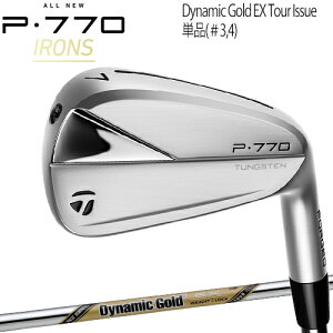 2023年モデル日本仕様20％OFFテーラーメイドP770 単品アイアンDynamic Gold EX Tour Issue スチールシャフト「TaylorMade p770 IRON」【あす楽対応】