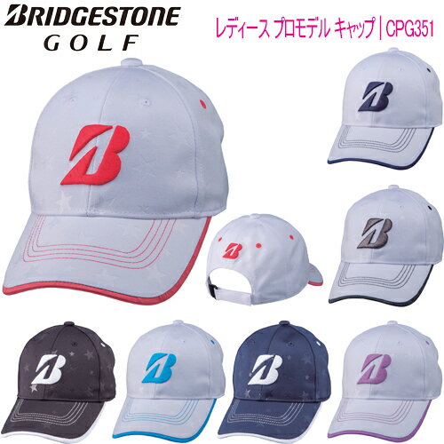 2023年春夏モデルブリヂストンゴルフレディース プロモデル キャップレディース ゴルフ ウェア「BRIDGESTONE GOLF CPG351」【あす楽対応】