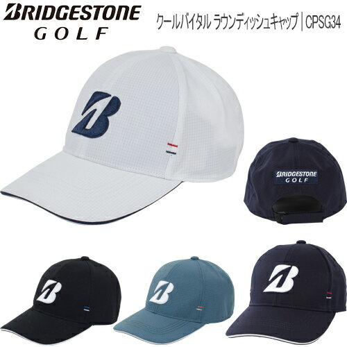 ブリヂストンゴルフクールバイタル ラウンディッシュキャップメンズ ゴルフ ウェア BRIDGESTONE GOLF CPSG34 【あす楽対応】2023年春夏モデル