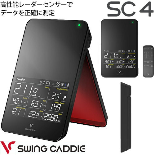 ボイスキャディSC4 スウィングキャディ高性能レーダー 距離測定器ローンチモニター「Voice Caddie SC4」2023年モデル日本正規品