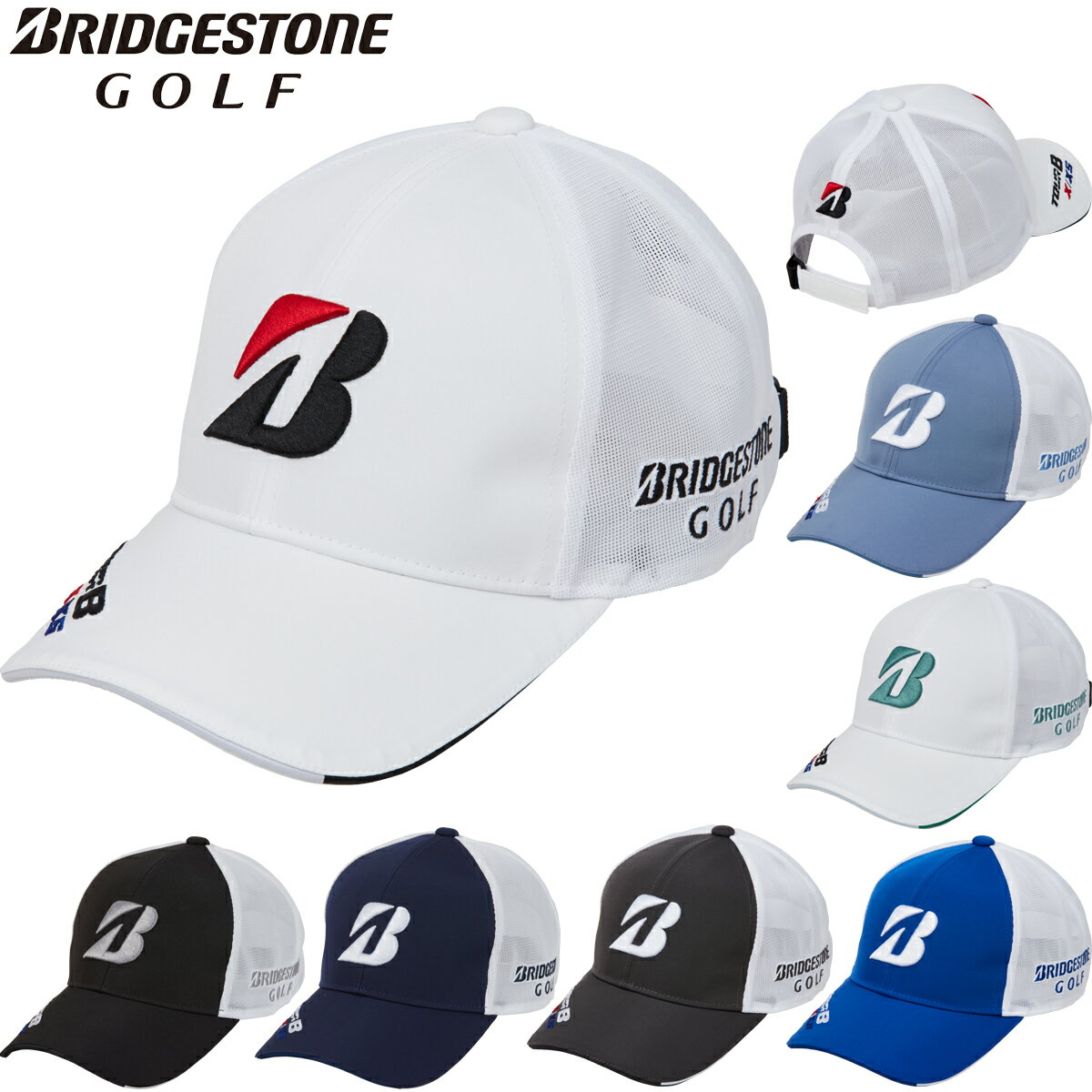 ブリヂストン ブリヂストンゴルフ限定プロモデルキャップメンズゴルフウェア「BRIDGESTONE GOLF CPS24A」【あす楽対応】2024年春夏モデル日本正規品