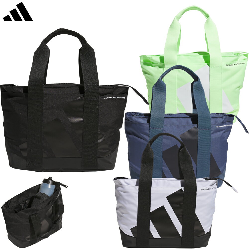 アディダス ゴルフボールドロゴ ラウンドトートバッグメンズ ゴルフアクセサリー「Adidas IKC88」2024年春夏モデル日本正規品
