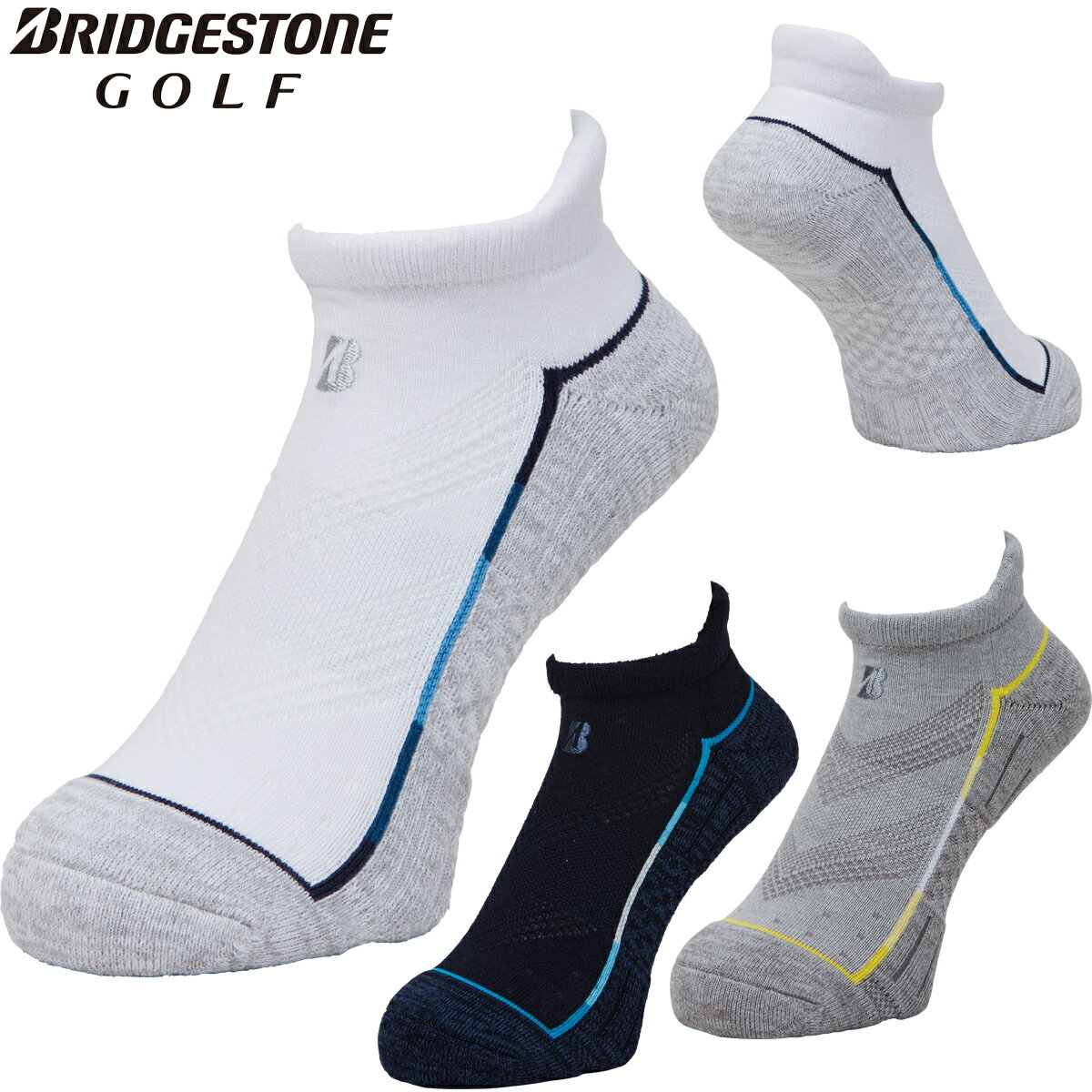 ブリヂストンゴルフサマーソックスアンクル丈メンズゴルフウェア「BRIDGESTONEGOLFSOS2