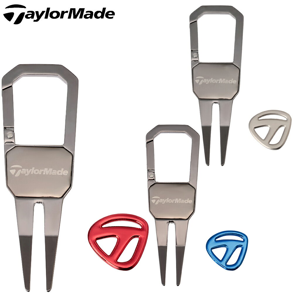 テーラーメイドカラビナグリーンフォーク マーカーセットメンズ ゴルフアクセサリー「Taylormade UN102」2024年春夏モデル日本正規品