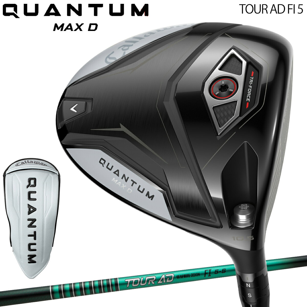 CALLAWAY - キャロウェイクアンタム マックス ディー ドライバーTOUR AD FI 5 カーボンシャフト「Callaway QUANTUM MAX D DRIVER」2026年モデル 日本正規品