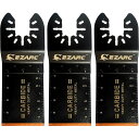EZARC カットソーブレード マルチツール 替刃 電動工具 替刃 互換 鋸刃 メタル 金属切断 先端工具 3点セット (34mm) ブレード カットソー マル...