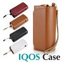 アイコスケース レザー スティック収納可能 ストラップ付き IQOS DUO3 本体保護カバー ILUMA イルマ ブラック ホワイト ワインレッド ブラウン ...