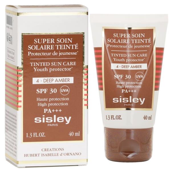 SISLEY - シスレー スーパーソワン ソレイユ ティンテッドユースプロテクター 4 deep amber 40ml ベースメイク フェイス サンプロテクション 【海外通販】