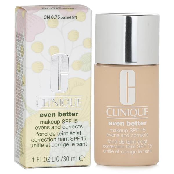 CLINIQUE - クリニーク イーブンベター メークアップ SPF15 0.75 custard 30ml ベースメイク 【海外通販】